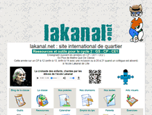 Tablet Screenshot of lakanal.net